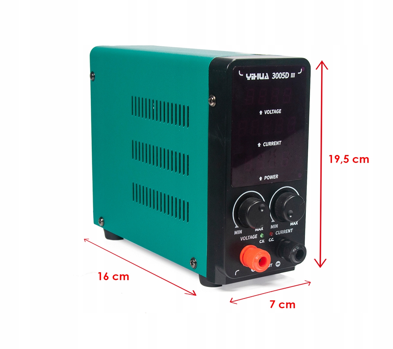 Zasilacz laboratoryjny Yihua 3005D III 5A 30V LED regulowany przetwornica Stan opakowania oryginalne