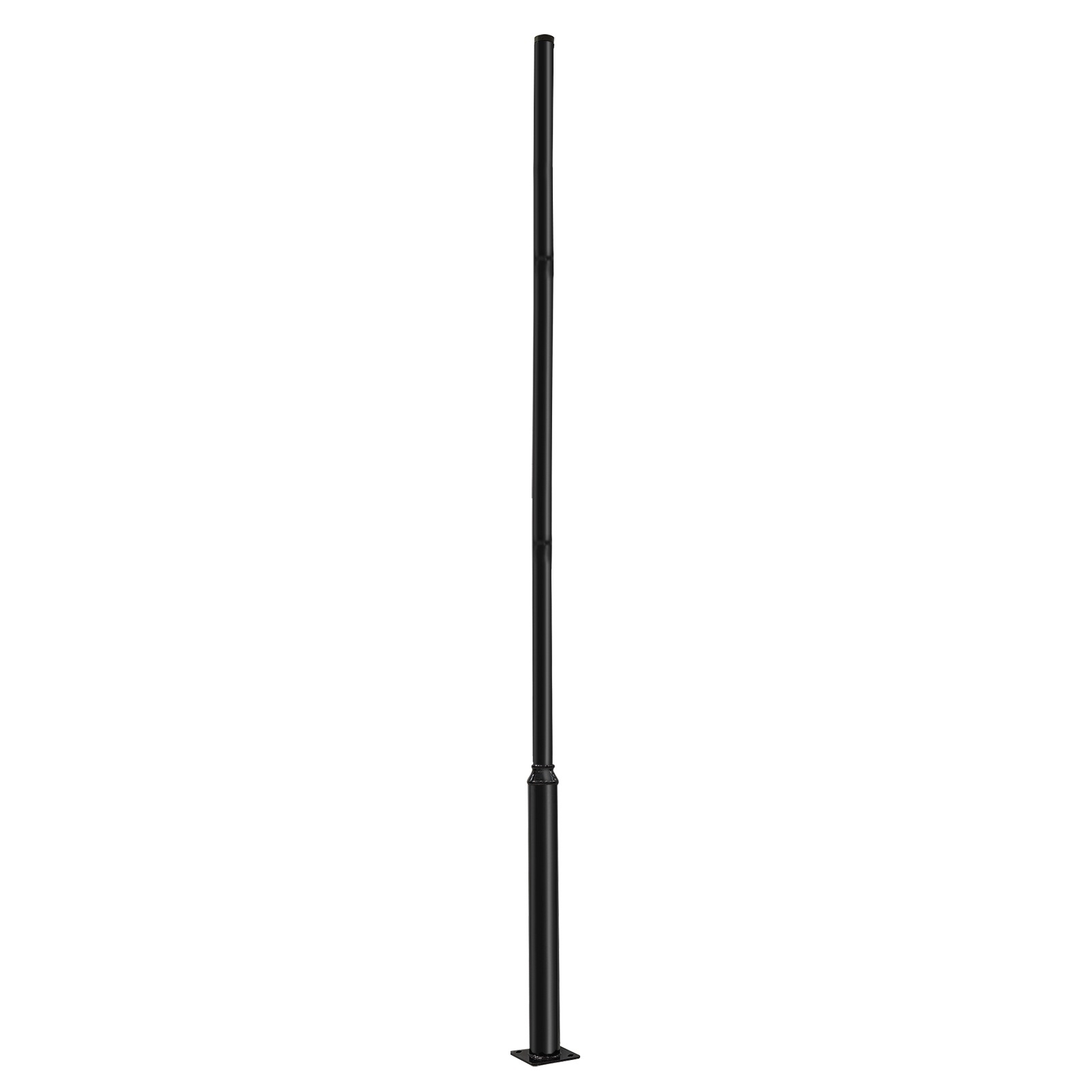Dělený sloup pro venkovní pouliční osvětlení, průměr 114+76 mm