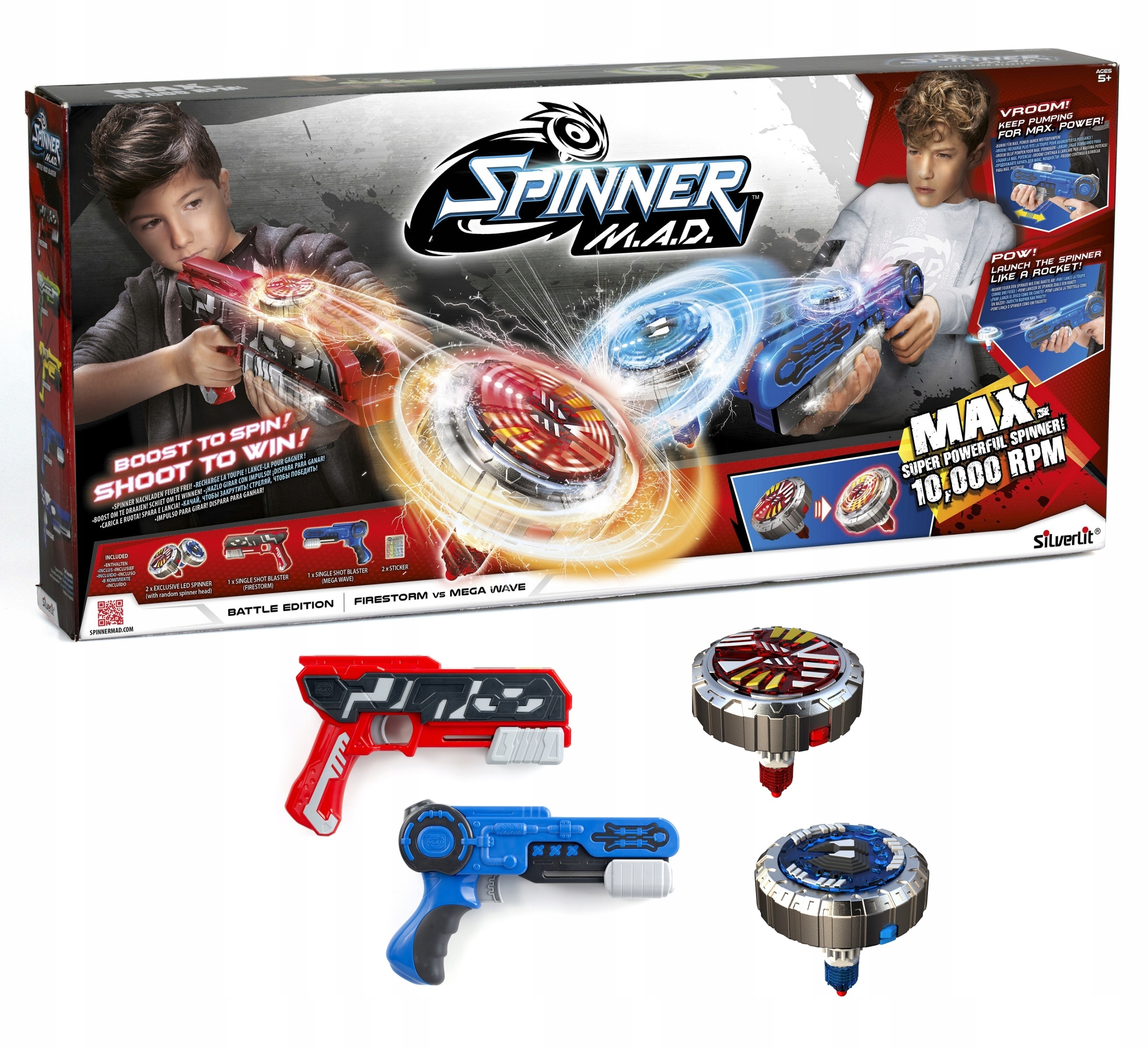 

Dumel Silverlit Spinner Battle Edition Firestorm