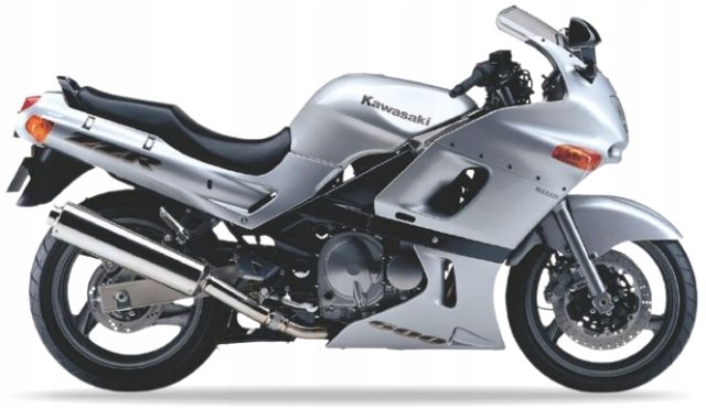 Samolepky Na Motocykl Juula Pro Kawasaki Zzr 600 1995-2005 Stříbrné 474