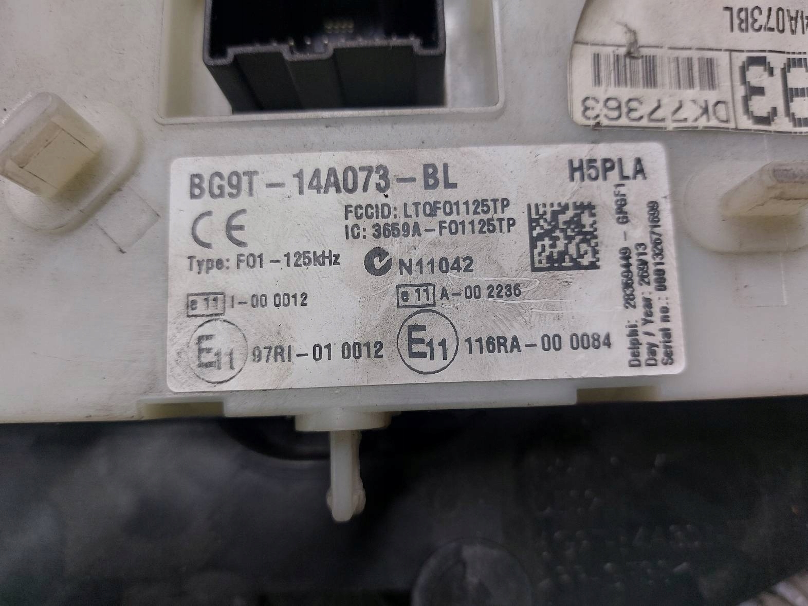 блок управления стартовый комплект FORD GALAXY MK2 РЕСТАЙЛИНГ 2.0 BG91-12A650-FHE