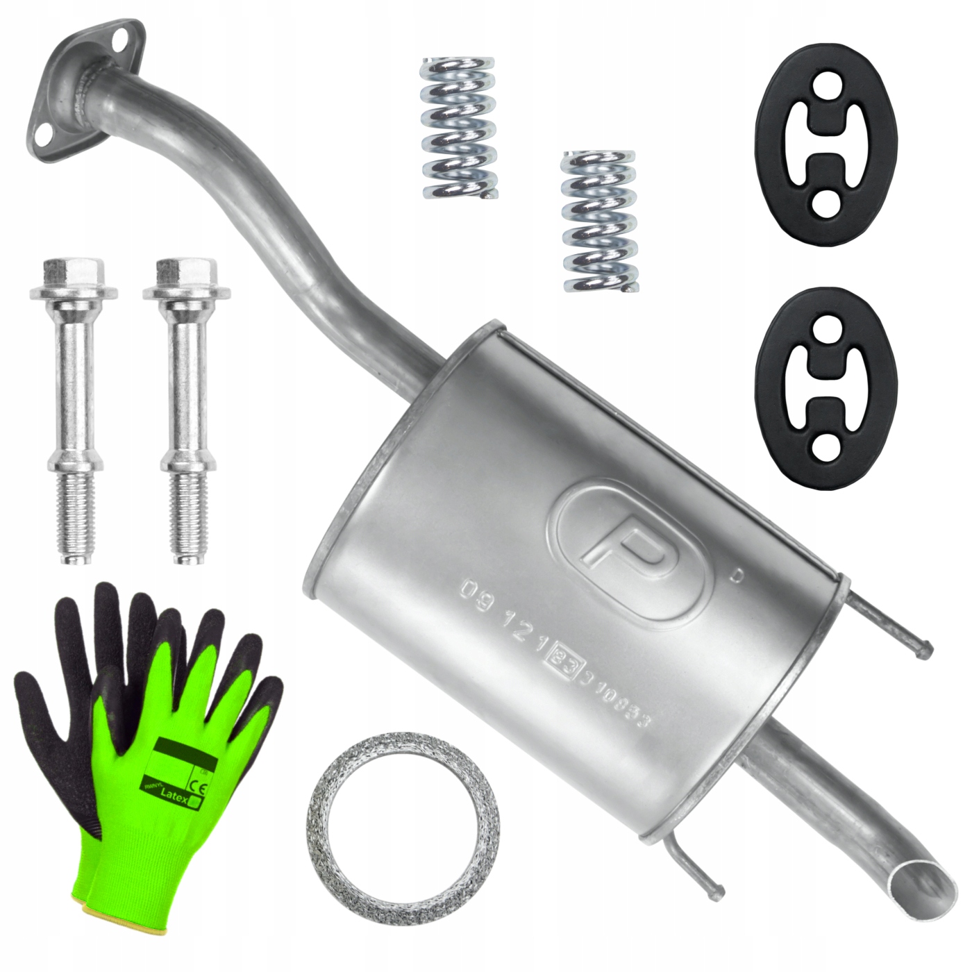 ADP-E2D10N7D3C9L5E6 - Глушитель Honda Jazz 2 II GD GE 01-08 1.2 1.4