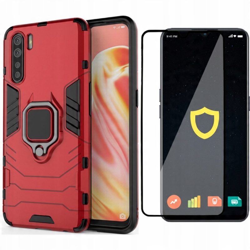 

Etui, Case X-ring Pancerne Do Oppo Reno 3 Szkło