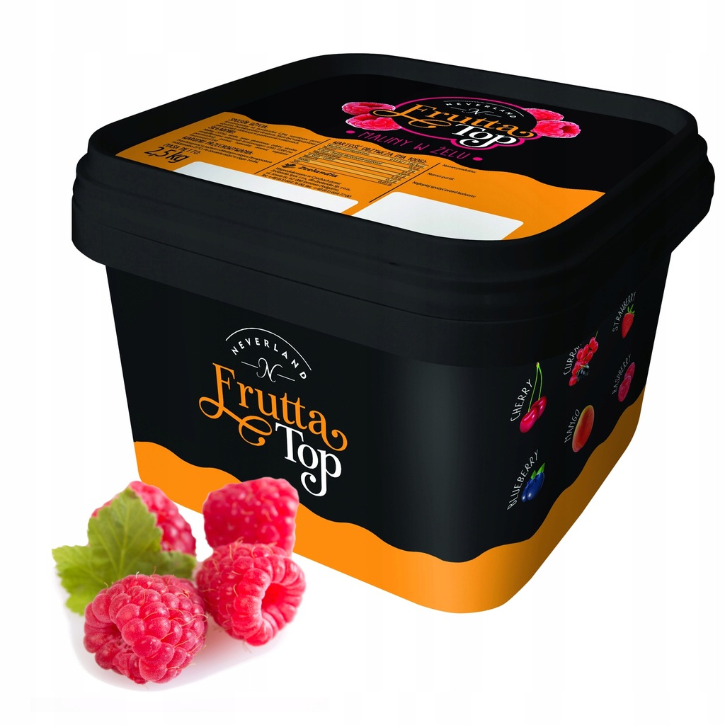 Frutta Top Malina owoce w żelu 2,5kg frużelina
