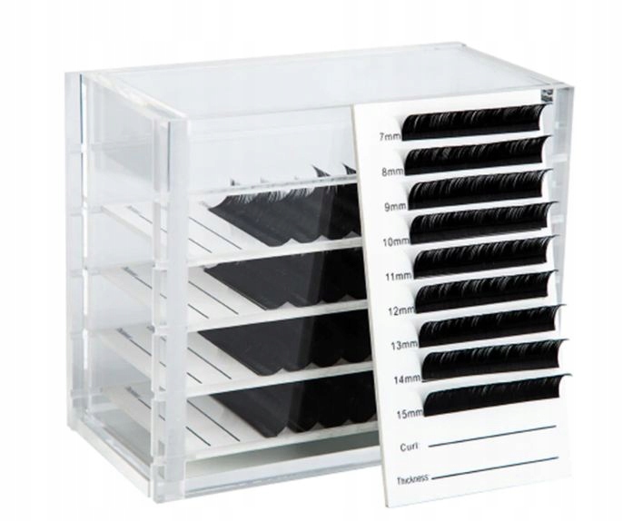 

Lash Box Organizer Pojemnik Na Rzęsy Plexi Akryl