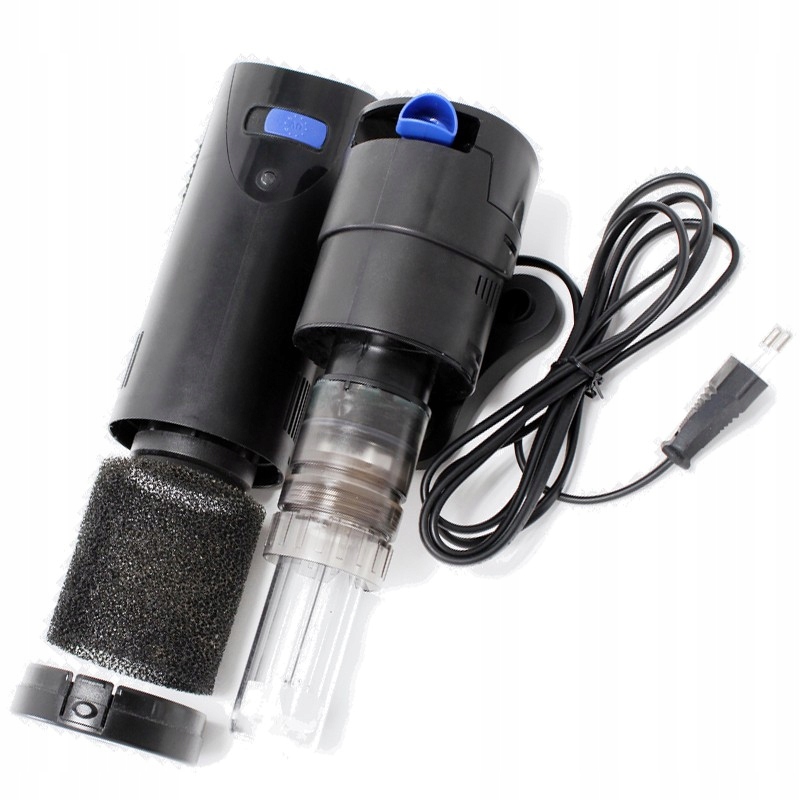 Levně Vnitřní Filtr Pro Akvárium 50-150L 3V1 S Uv 9W Provzdušňování 700L/H