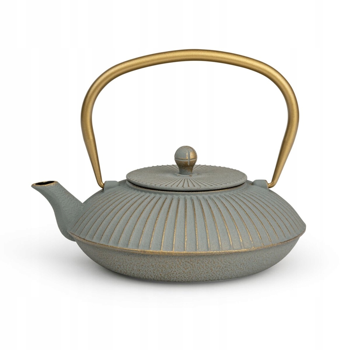 Liatinový hrnček na čaj Linhai 1,1L sivý Bredemeijer