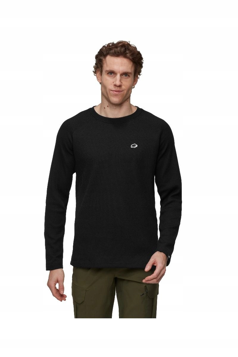 Tričko Waffle Mammut Longsleeve Black M