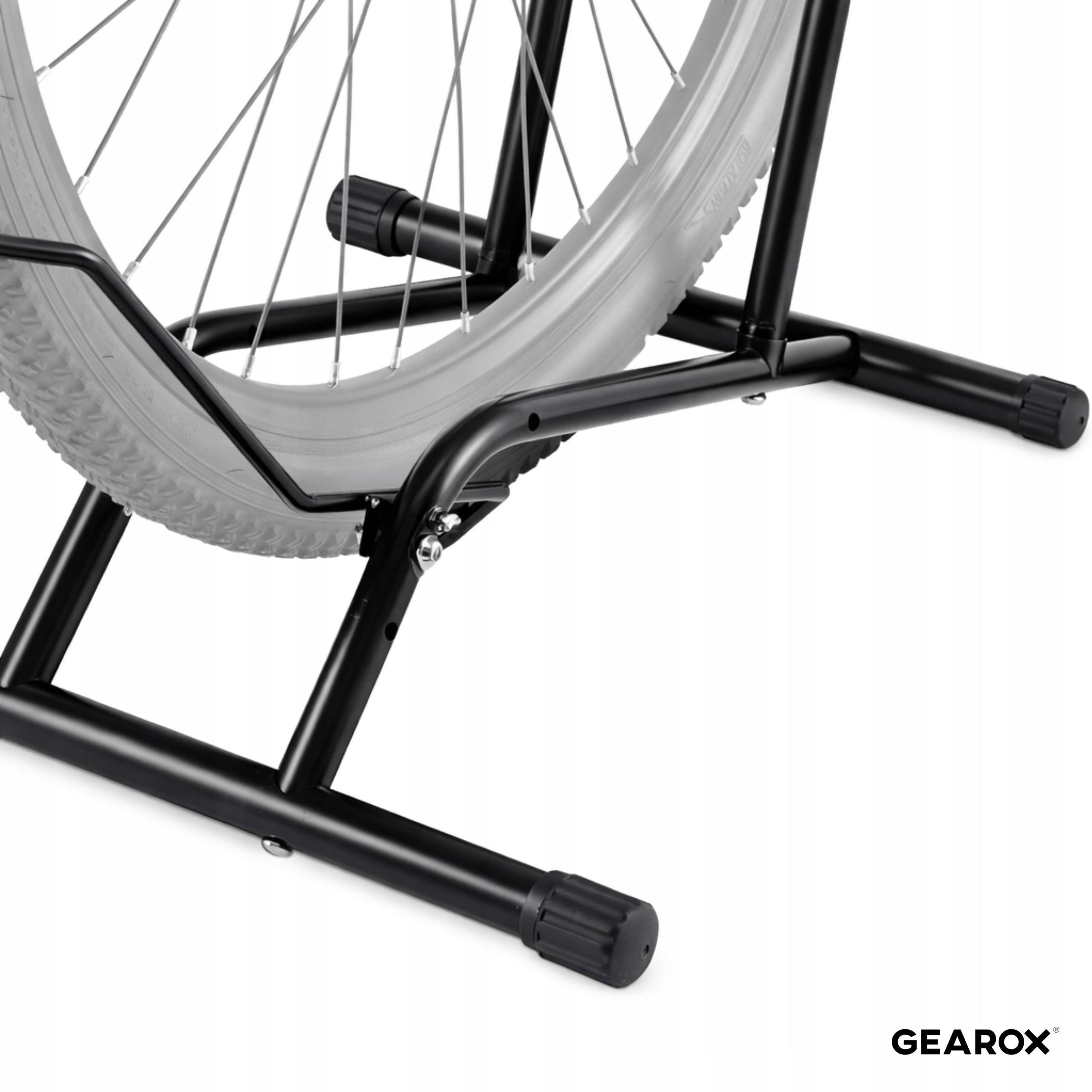 STOJAK ROWEROWY WOLNOSTOJĄCY UCHWYT SERWISOWY SAMOBLOKUJĄCY Z BLOKADĄ Liczba stanowisk 1