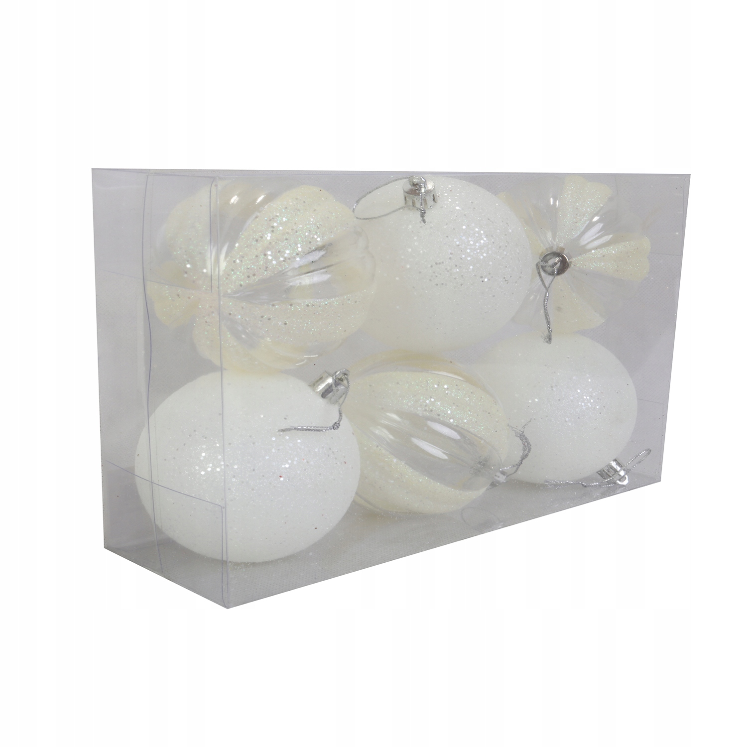 

Komplet 6 bombek plastikowych 8 cm Goliat