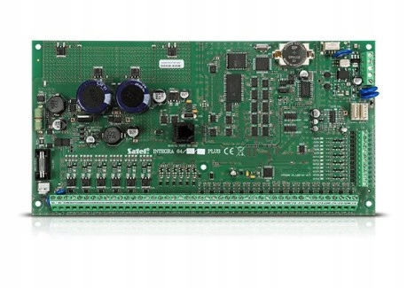 Základná doska zabezpečovacej ústredne od 16 do 128 vstupov a výstupov Integra 128 Plu
