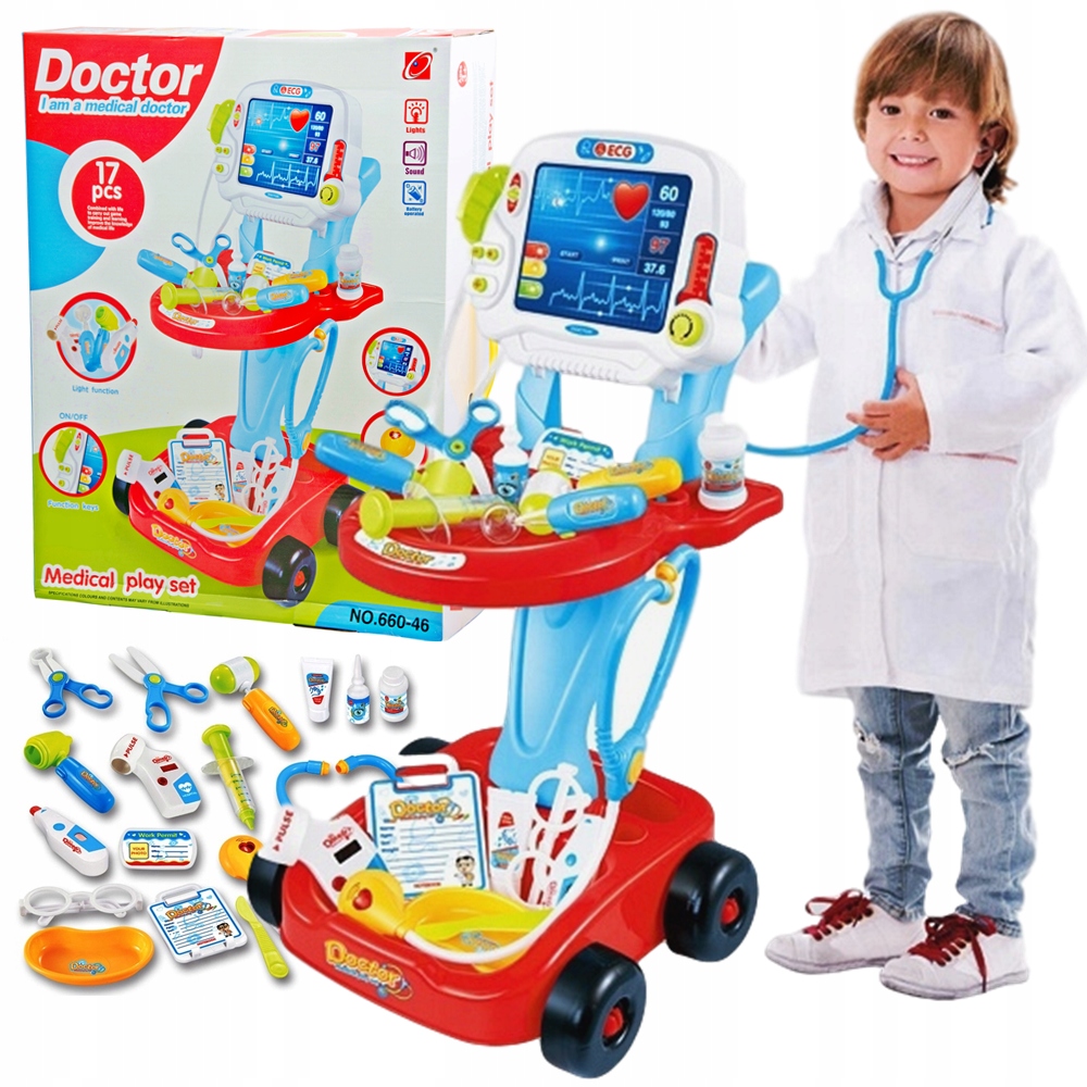 

Lekarz Mały Doktor Zestaw Lekarski Na Baterie