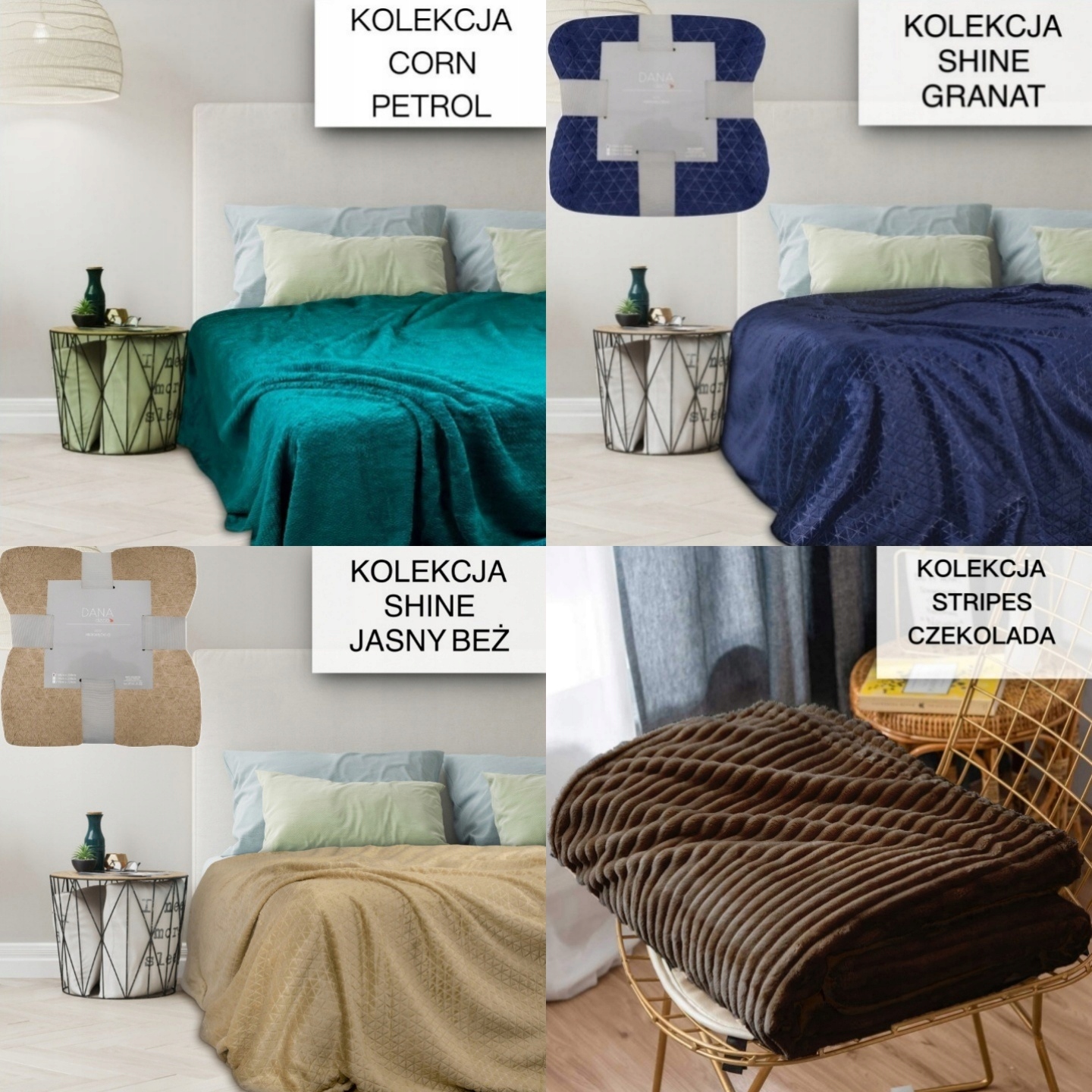 MIĘKKI KOC NARZUTA NA ŁÓŻKO 160X200 PLED NA KANAPĘ WYTŁACZANY NA PREZENT Długość 200 cm