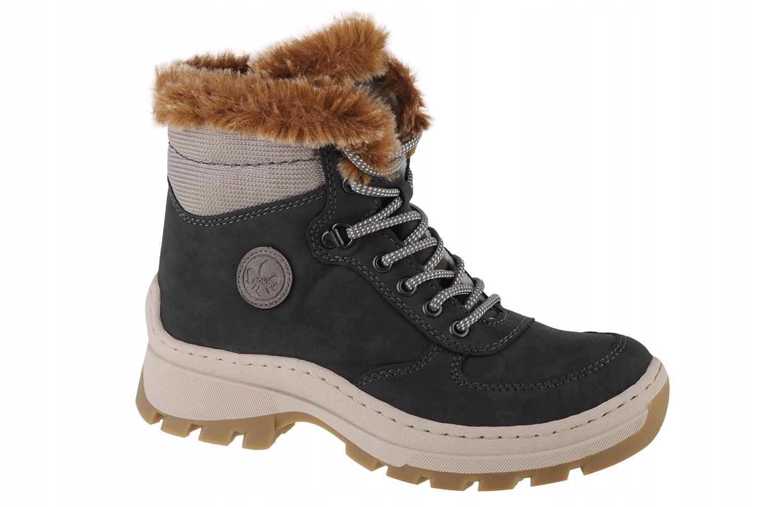 Rieker Booties [36] Dámské zimní boty, šedé