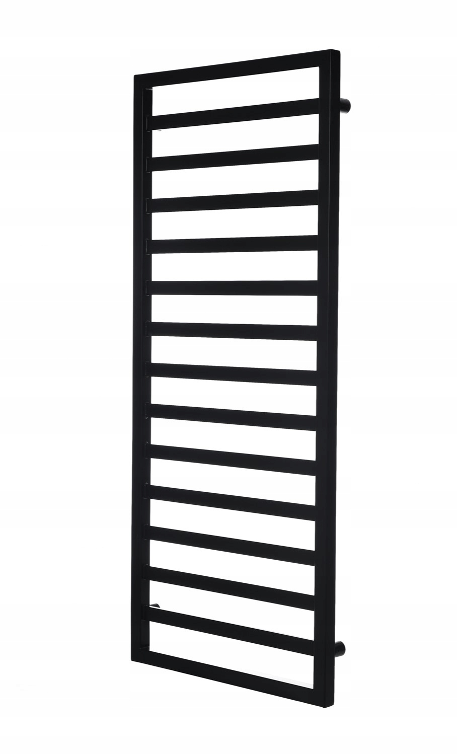 Kúpeľňový Ohrievač Rebrík Čierny Mat 50 MM Frame 124x53 Poľský Výrobca