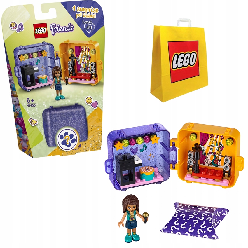 Lego Friends 41400 Kostka do zabawy Andrei papierowa torba Lego!
