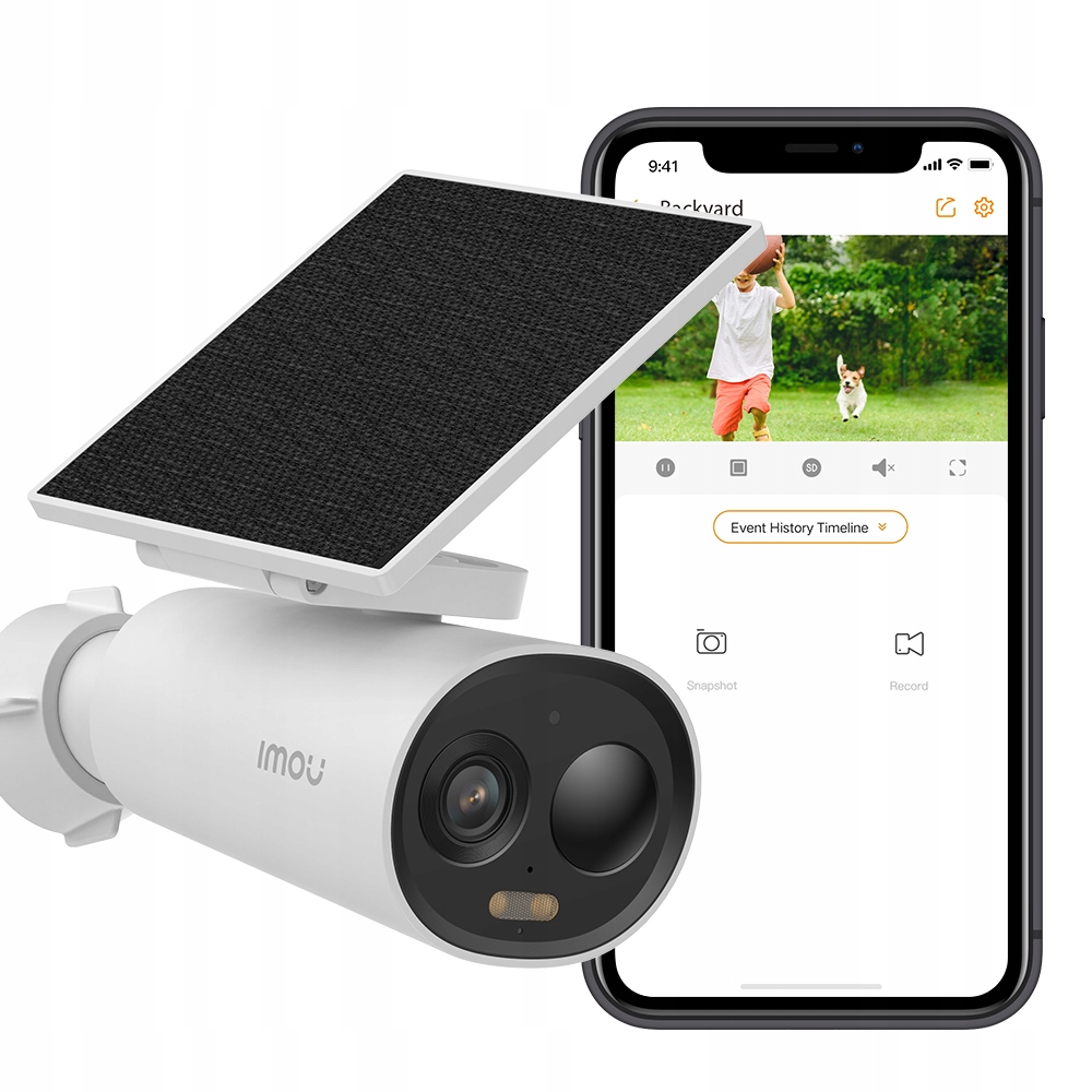 Imou Cell 3C All in One 3MP Kamera Ip Wi-Fi Zasilana Bateryjnie 2K Kamera Solarna