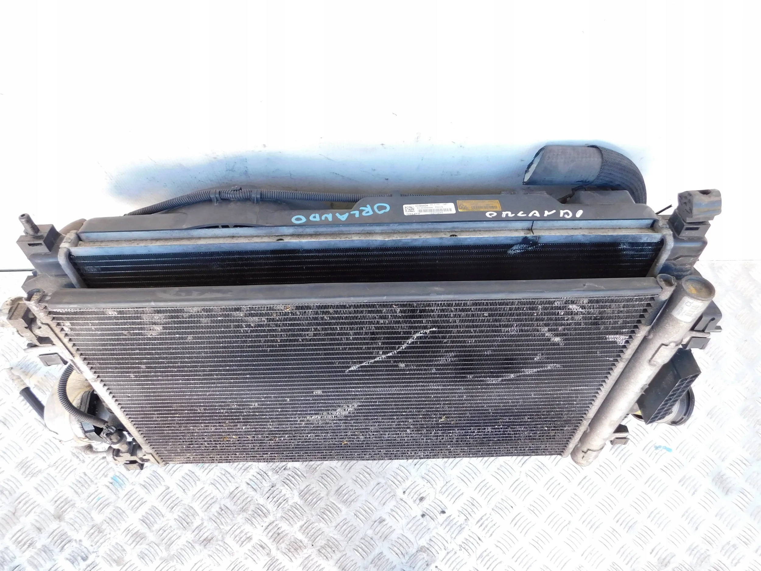 support panel for radiators radiator CHEVROLET ORLANDO 2.O VCDI