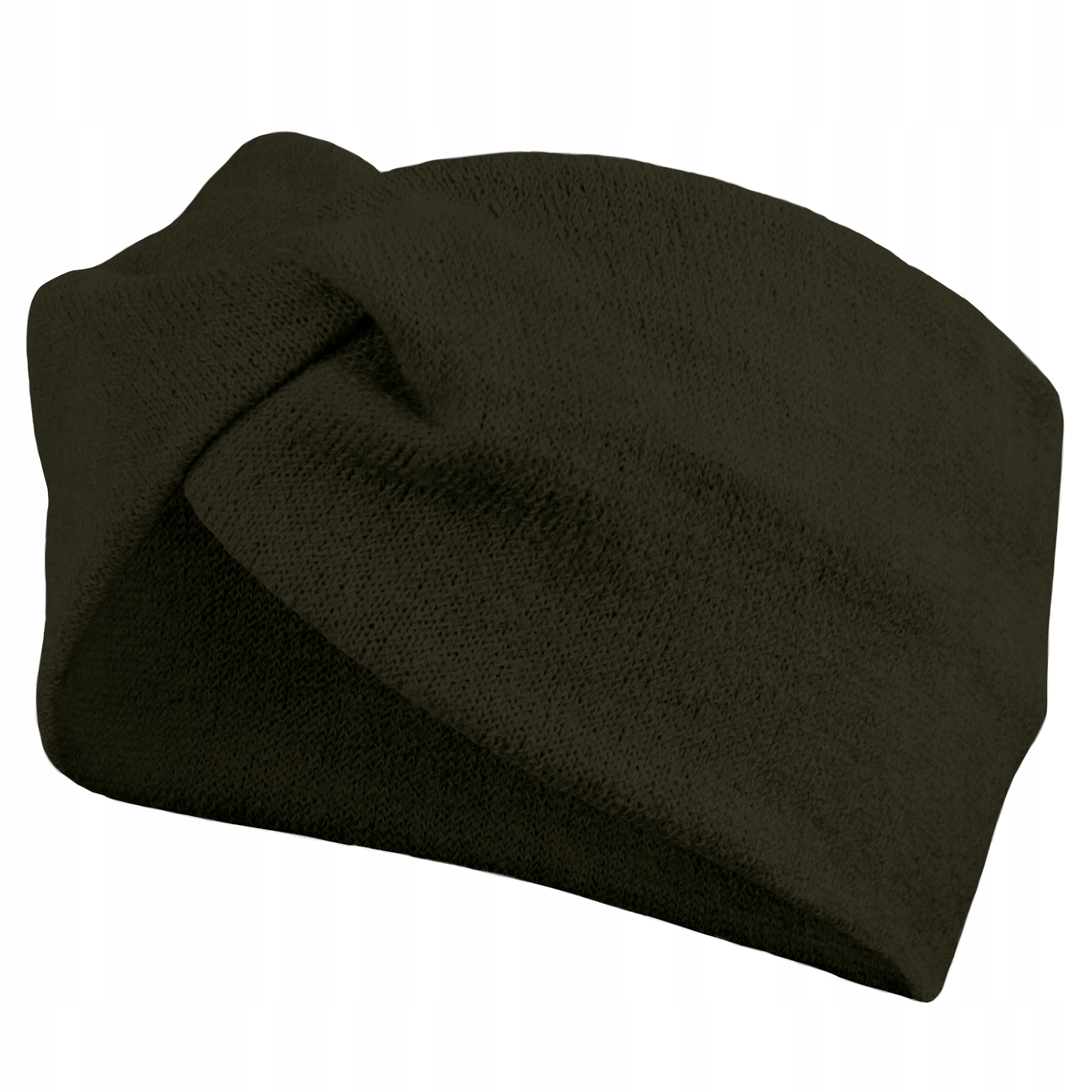 

Damska opaska na włosy przeplatana turban khaki
