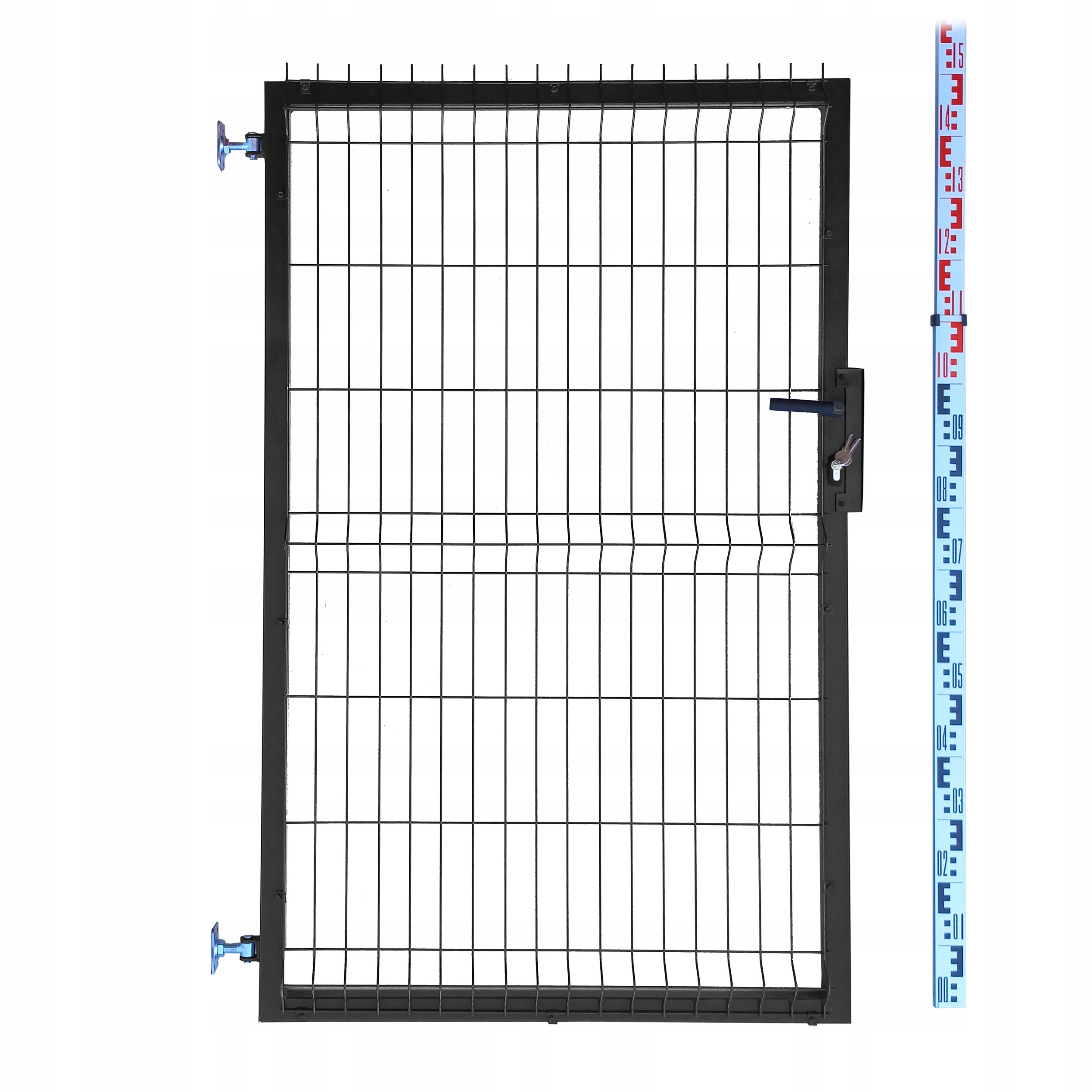 Branka 150cm černá Panelová RAL9005 plotová 153cm