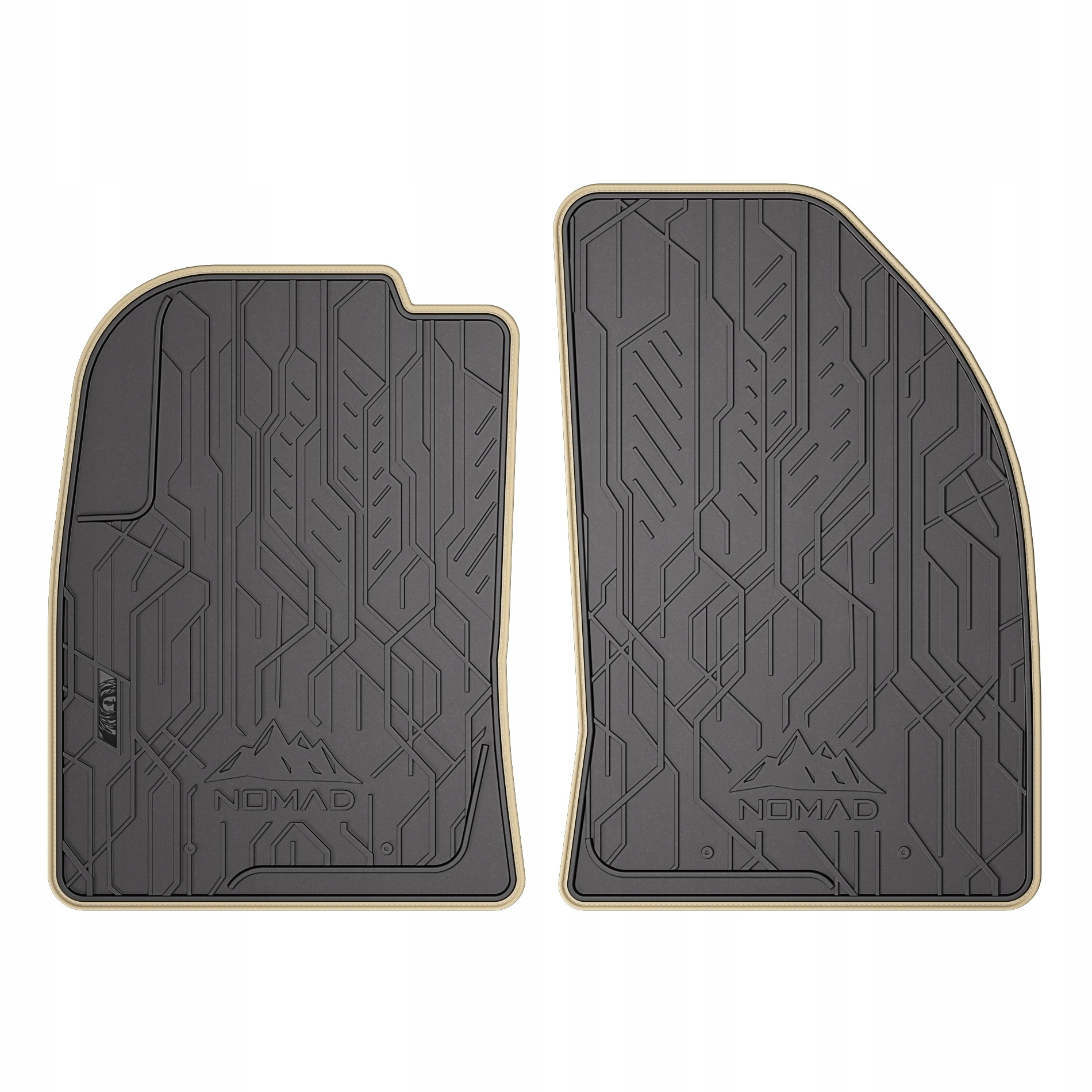 Gumové autokoberce Nomad Ford Fiesta V 2002-2008 béžové
