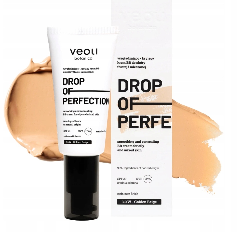 Veoli Botanica Drop of Perfection krem Bb 3.0 W Golden Beige 30ml