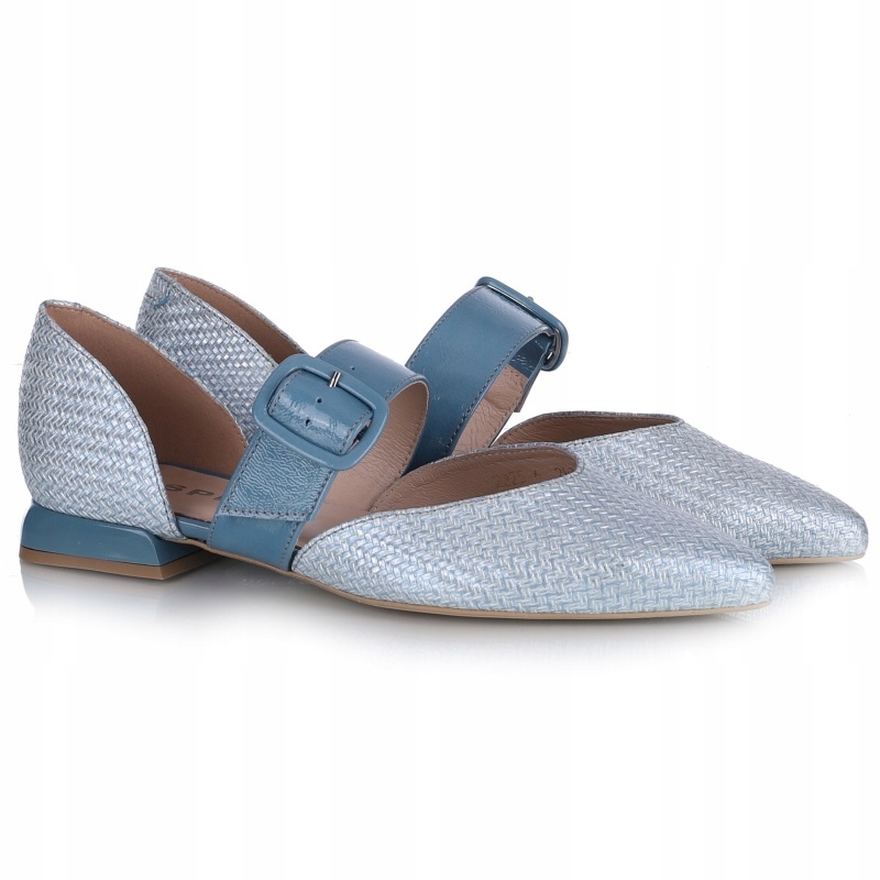 Dámské sandály Aspena Kor 2838 NIEB512/TU521 modré Kůže VEL.36