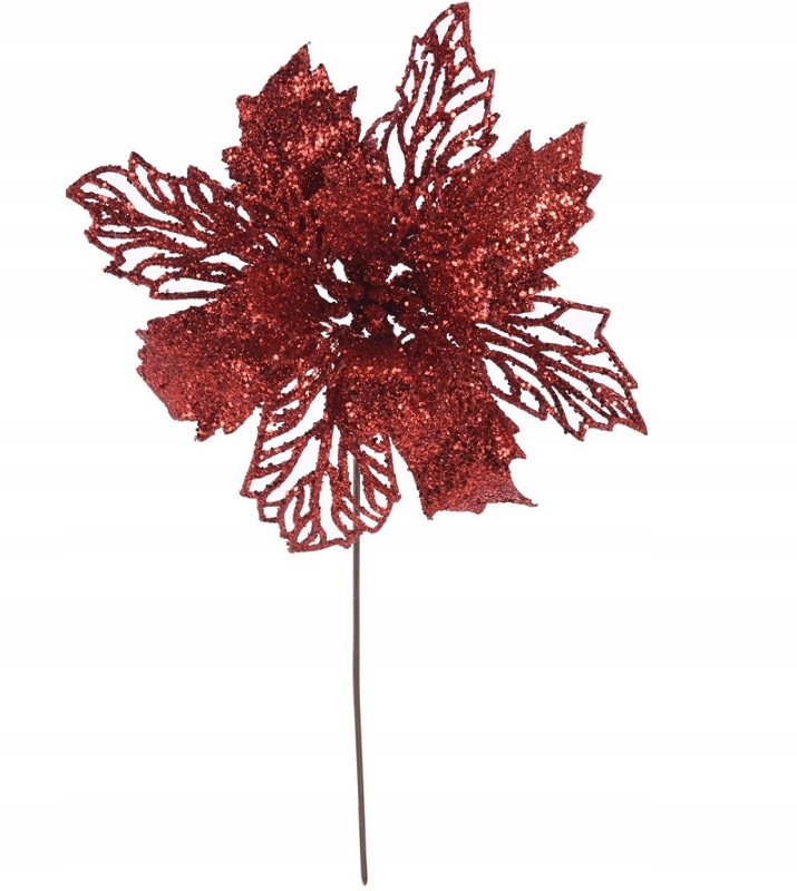 

Gwiazda Betlejemska Na Piku Na Choinkę Brokat 974