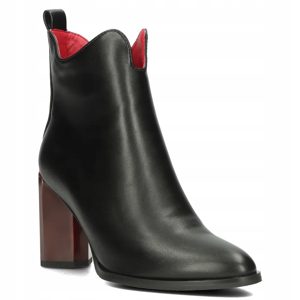 Buty damskie botki na obcasie słupku Filippo r.38