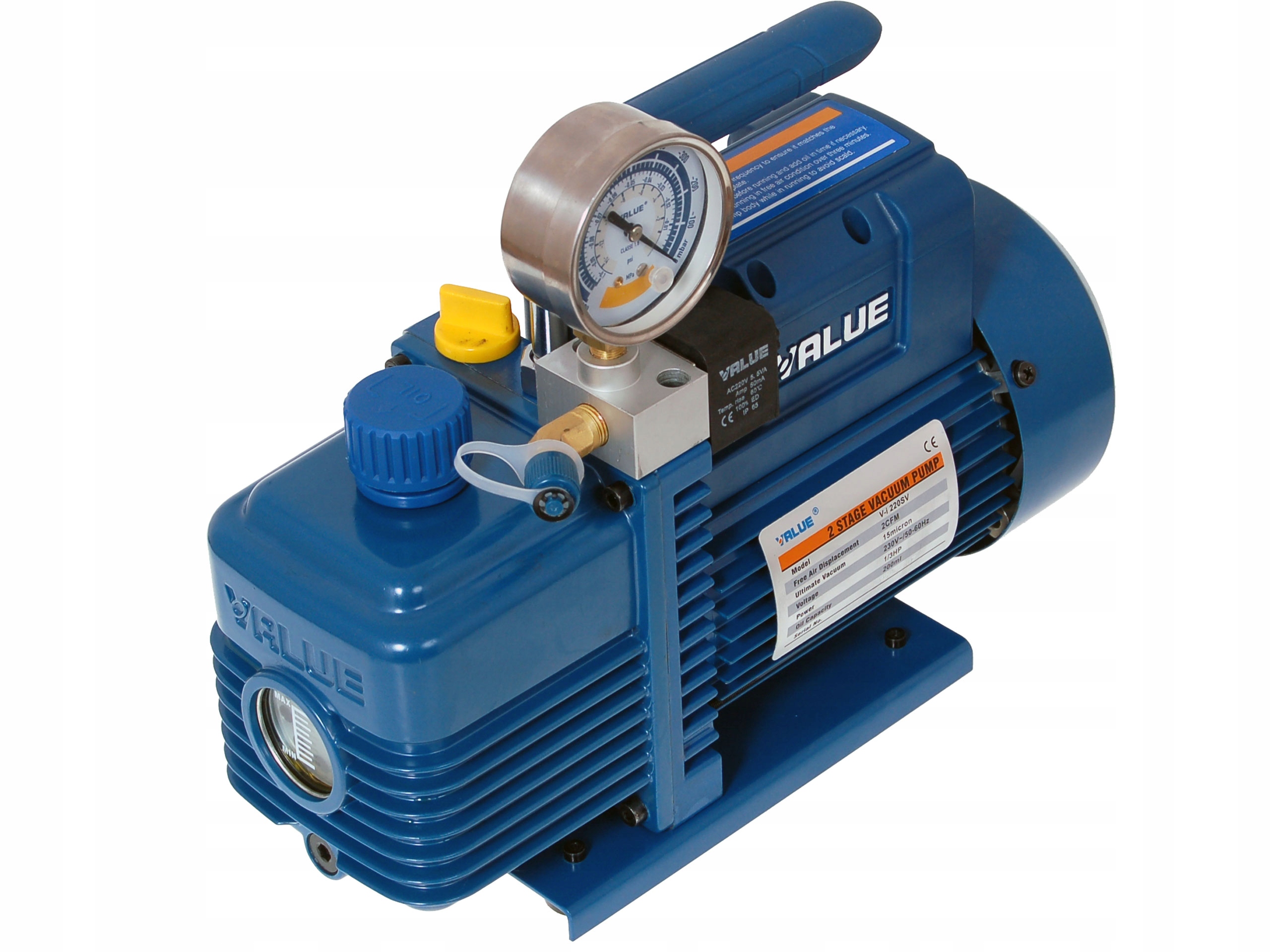 Dwustopniowa pompa próżniowa Value V-i260SV 142l/min do klimatyzacji