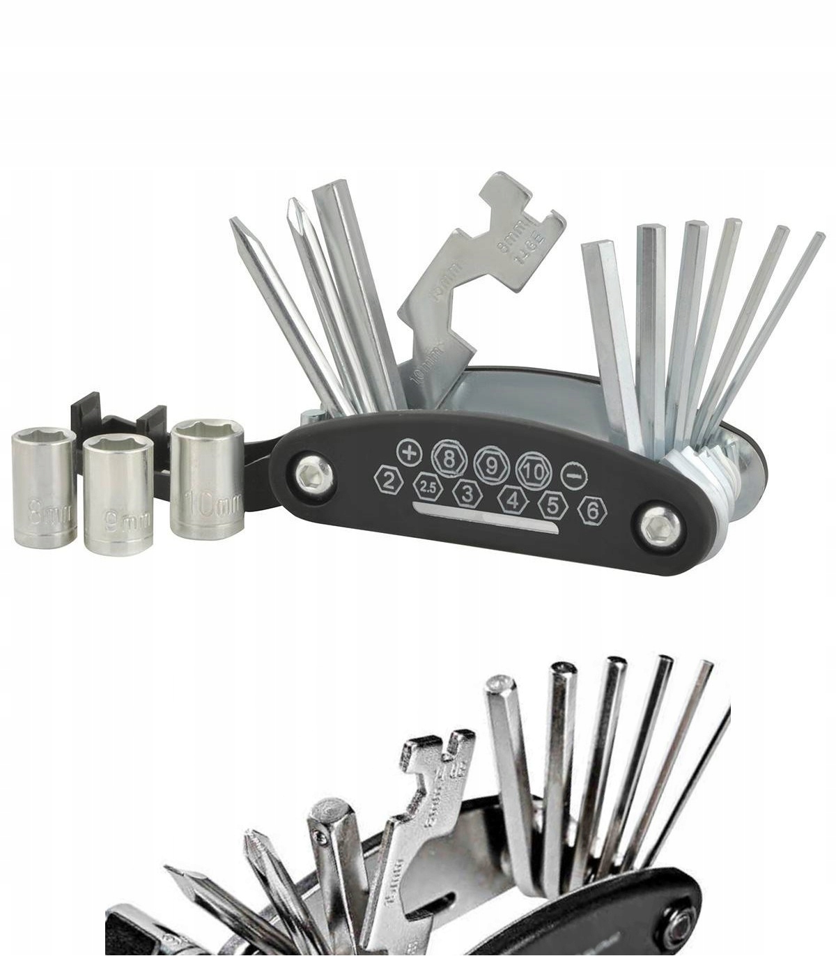 

Multitool Zestaw Kluczy Rowerowych Sx 16w1 Lekkie