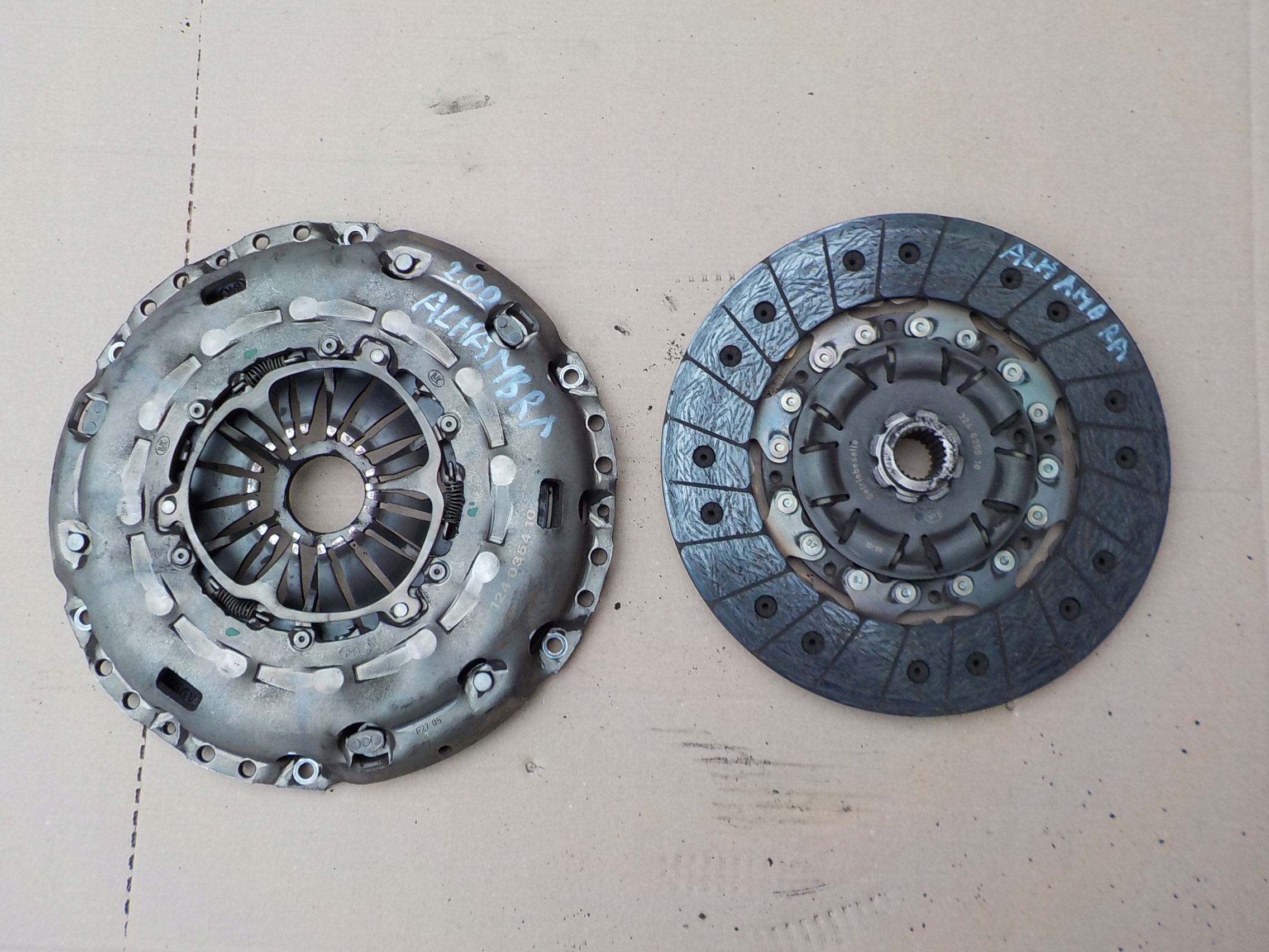 de pression Disque Embrayage seat alhambra II 2,0 tdi 2011r