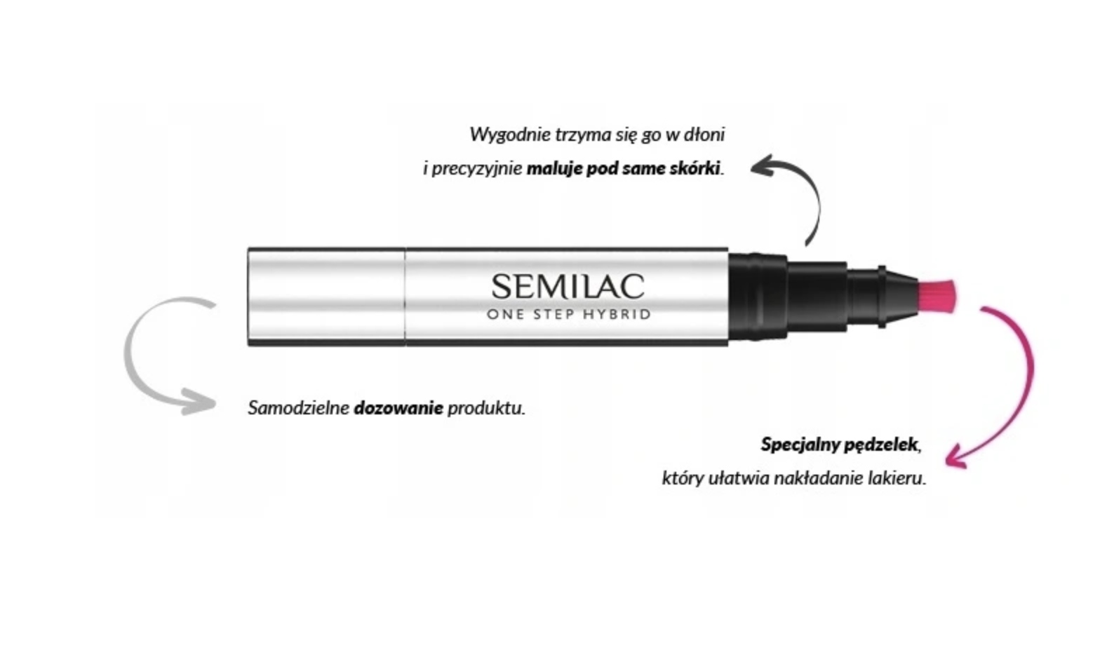 Lakier Hybrydowy One Step 3 ml - S630 French Pink Marka Semilac