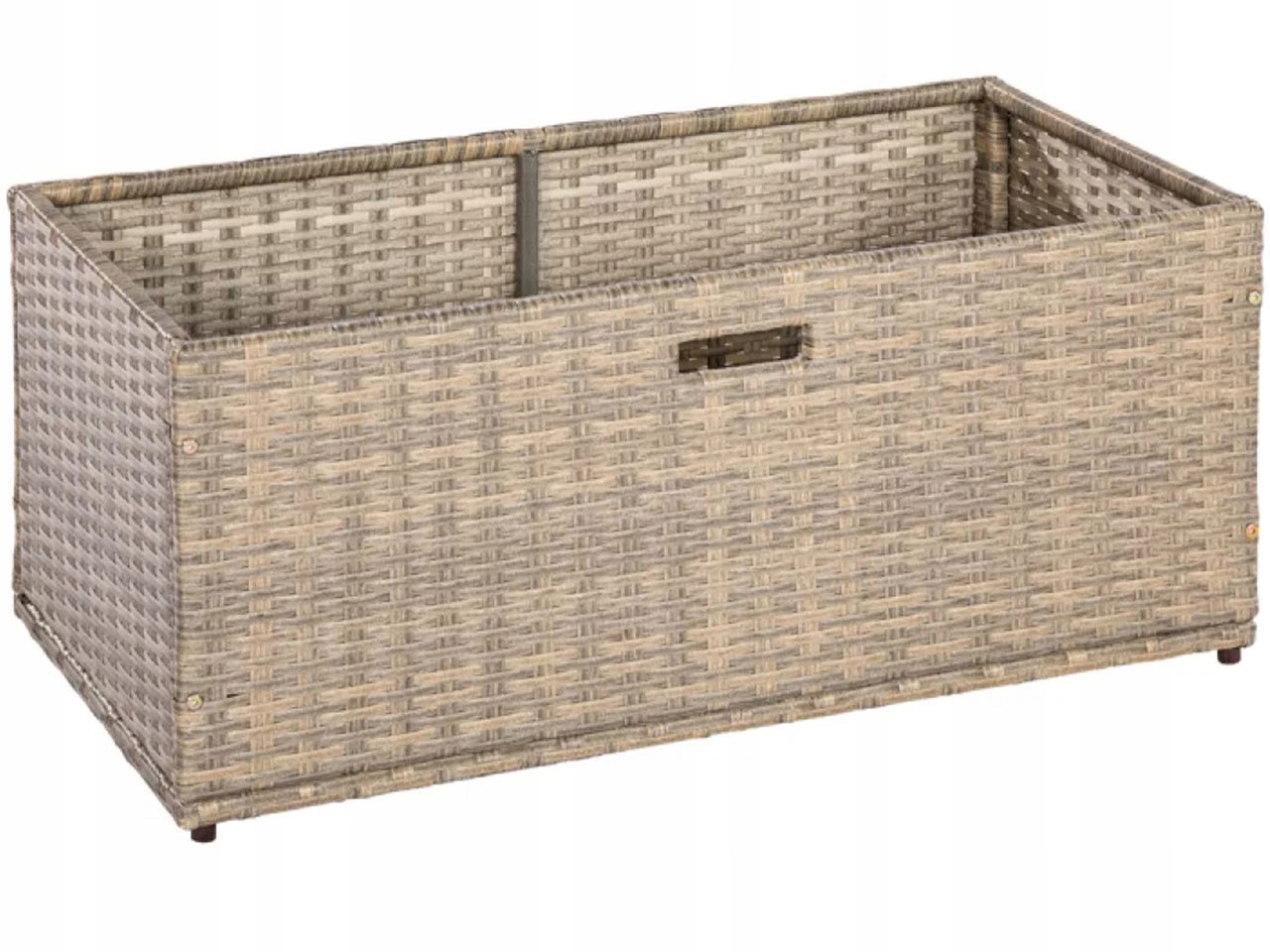 Úložný box na rohovou lavici, šedý, 49 x 94,5 x 39,5 cm