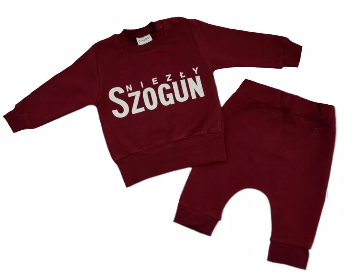 

Komplet niemowlęcy Niezły Szogun bluza+spo roz.104