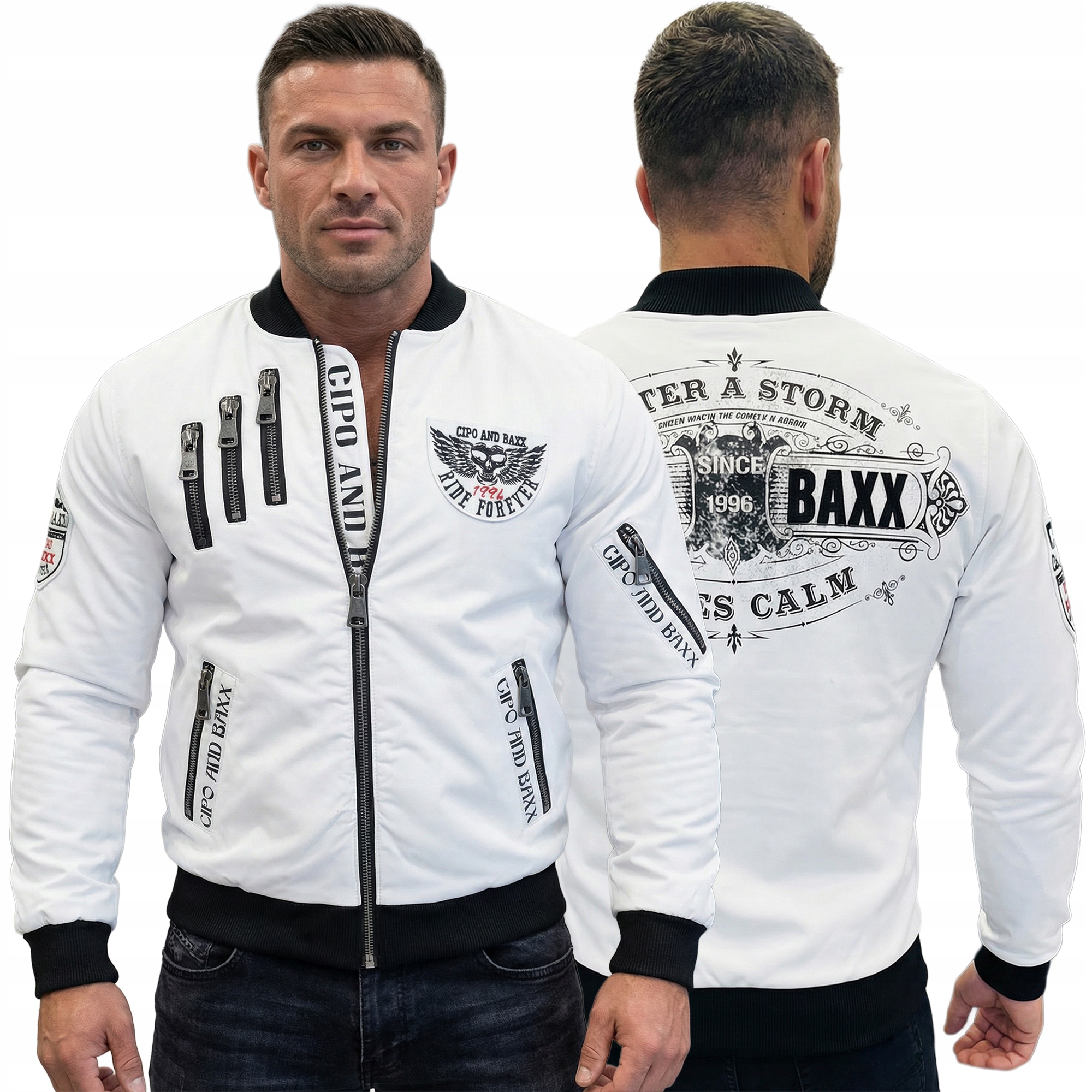 Bunda Cipo Baxx Přechodka Zámky Ride Forever Nálepky