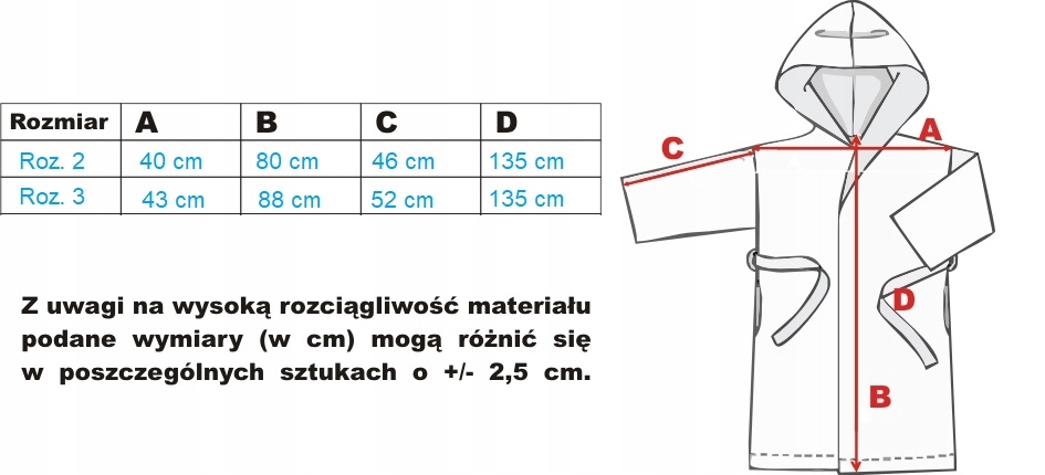 SZLAFROK DZIECIĘCY MYSZKA PLUSZOWY 122 - 140 R2 Materiał dominujący mikrofibra