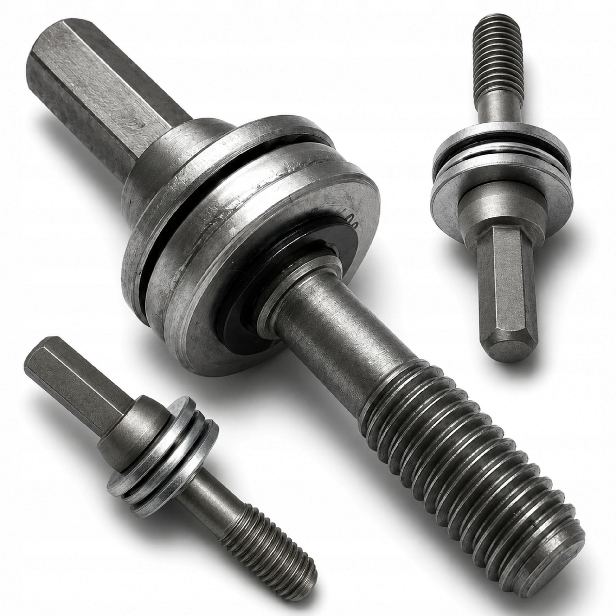Trzpień do Nitownicy z Łożyskiem Adapter do Przystawek na Wkrętarkę 1/4"