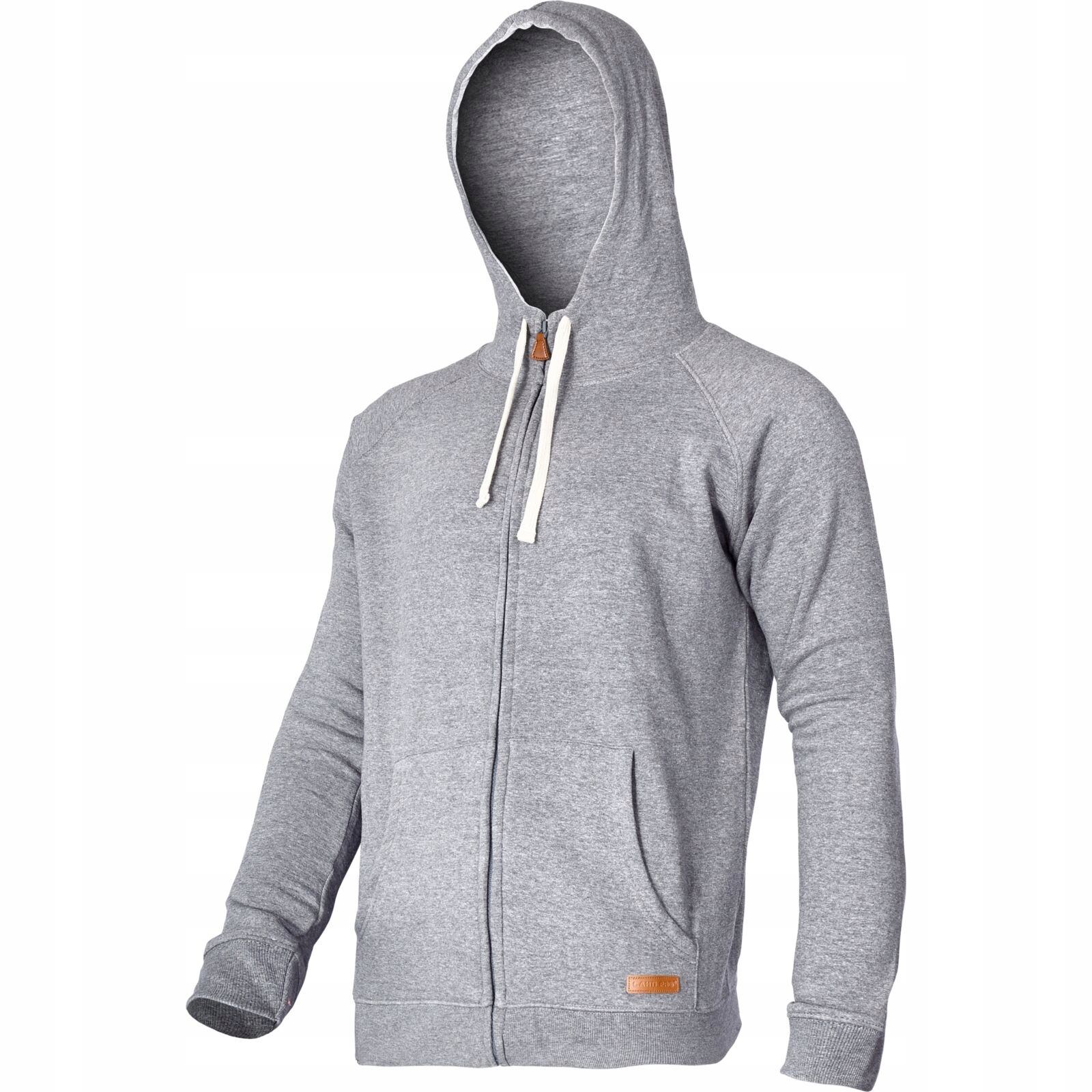 Mikina s kapucí a zipem šedá Lahti Pro L40108 XXL