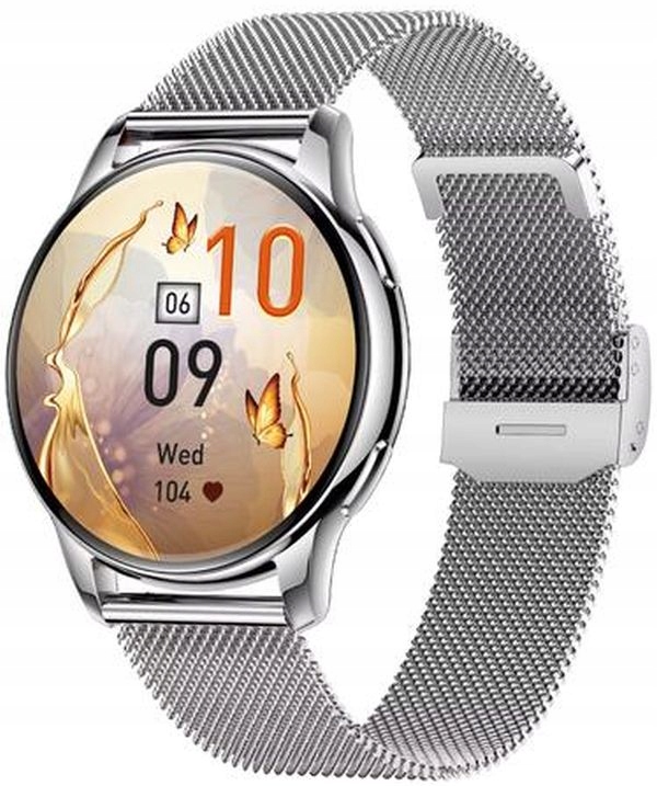 Elegantní Zlaté Dámské Chytré Hodinky Rubicon RNCF30 Spojení Puls Set