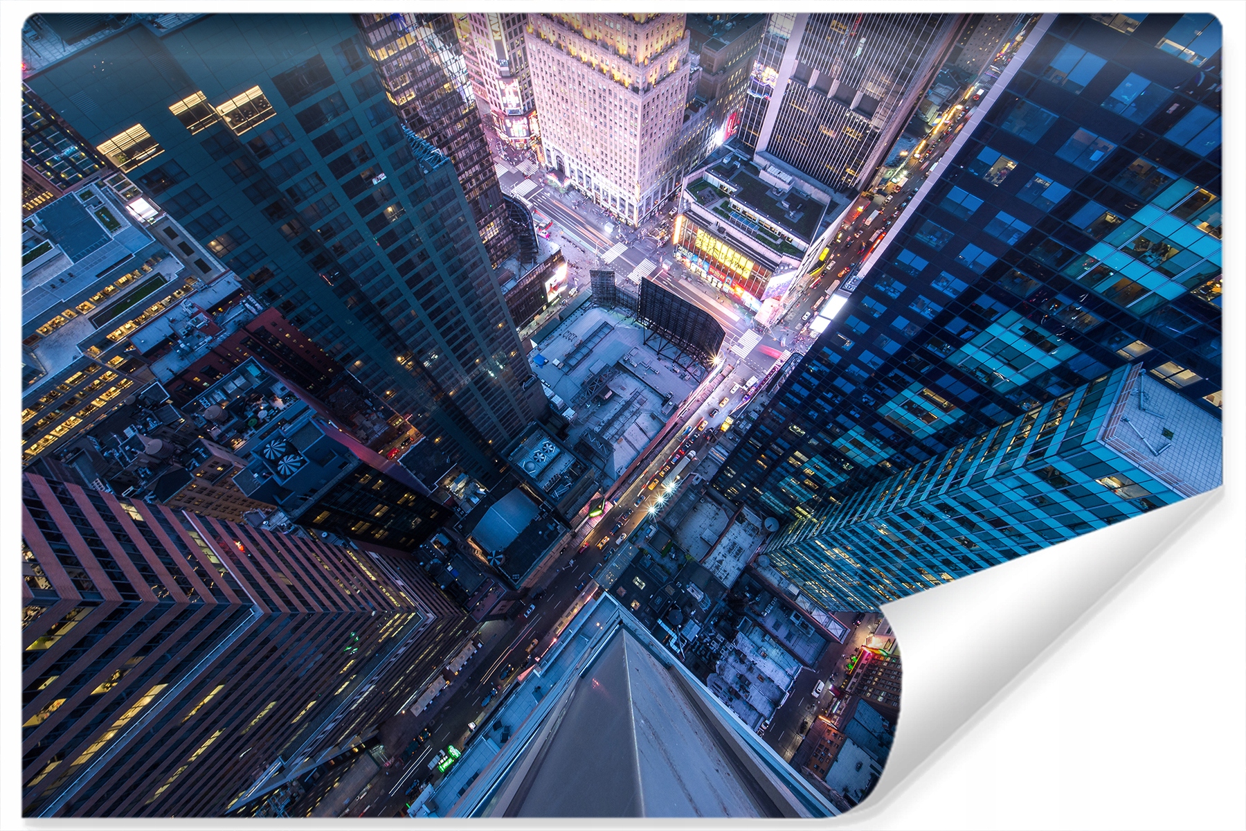 Fototapeta Manhattan Pohled z ptačí perspektivy 3D 270x180