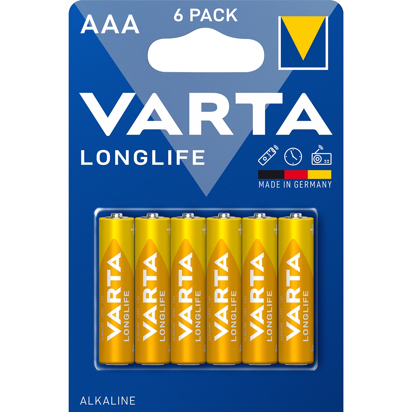 

6x Bateria Varta Longlife Aaa LR3 Alkaliczna