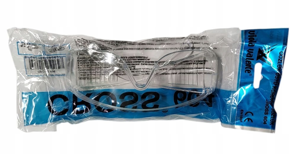 OKULARY OCHRONNE GOGLE ROBOCZE LABORATORYJNE PRZECIWODPRYSKOWE CE EN166 Marka bez marki