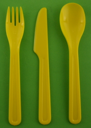 KOMPLET ZESTAW SZTUĆCÓW PLASTIKOWYCH 12 ELEMENTÓW Marka Stalman