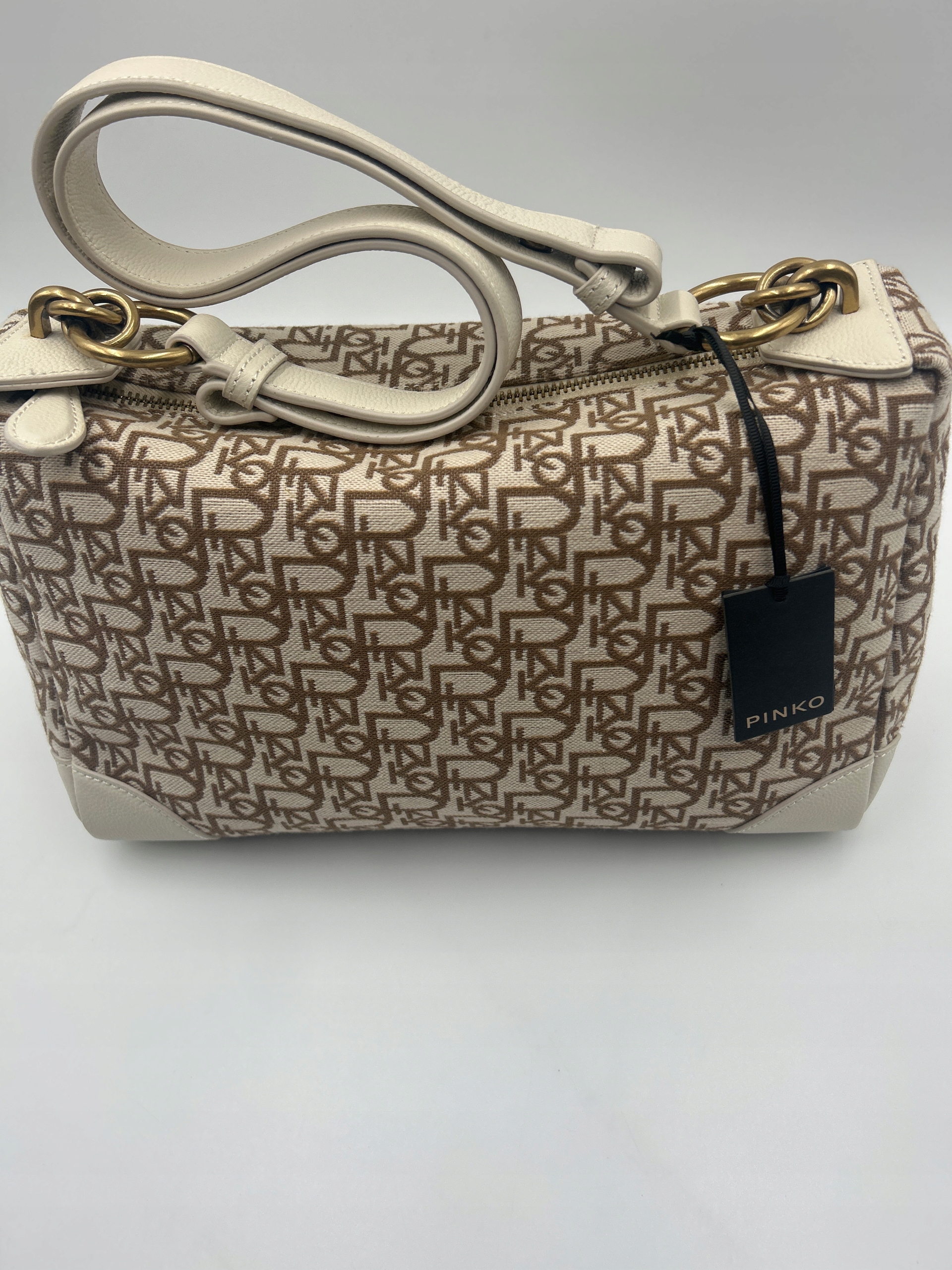 Pinko Taška Classic hobo logo Monogram Fl