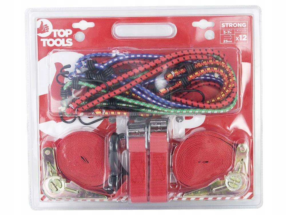 Ремни и съемники для багажа Top Tools, 12 шт.