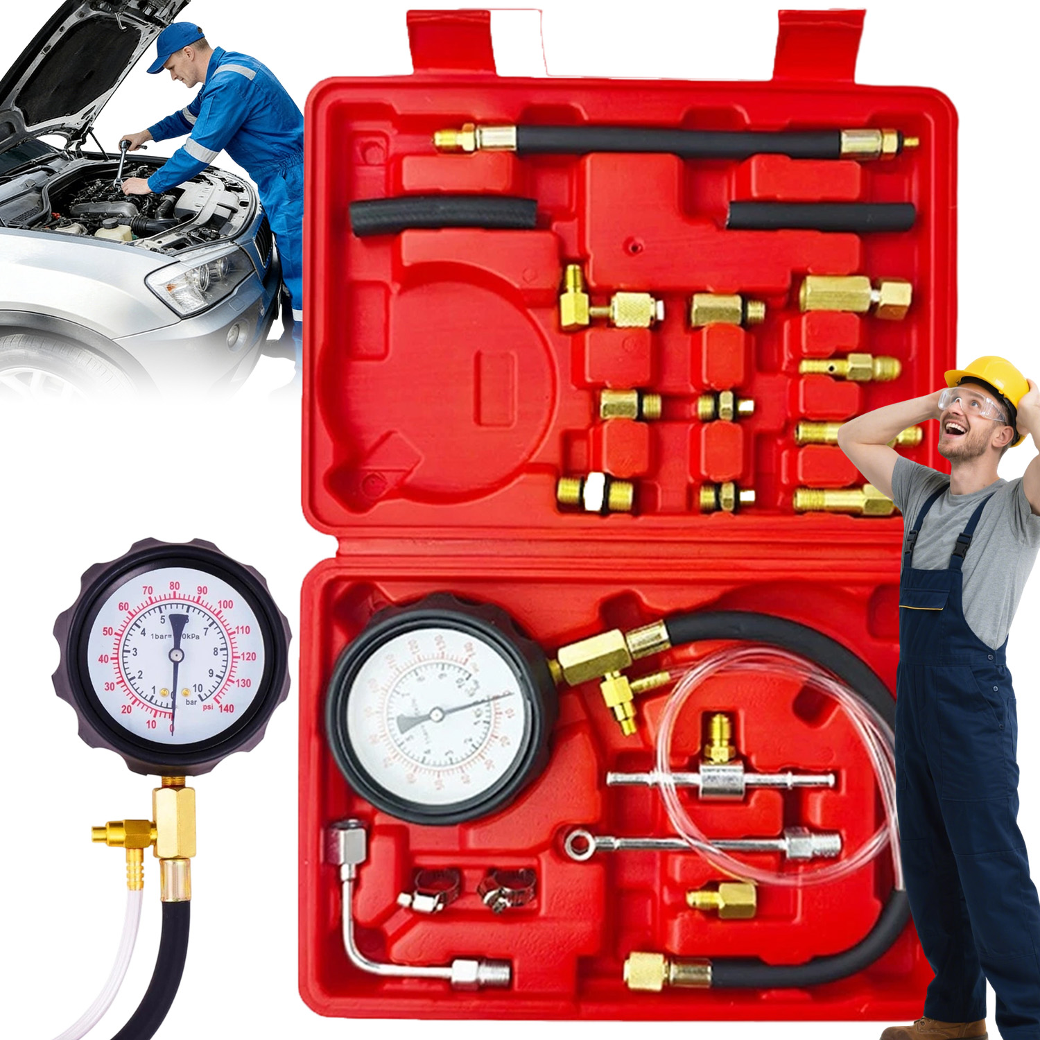 Tester Měřič Tlaku Indikátor Tlaku Nový Pro Benzínové Motory