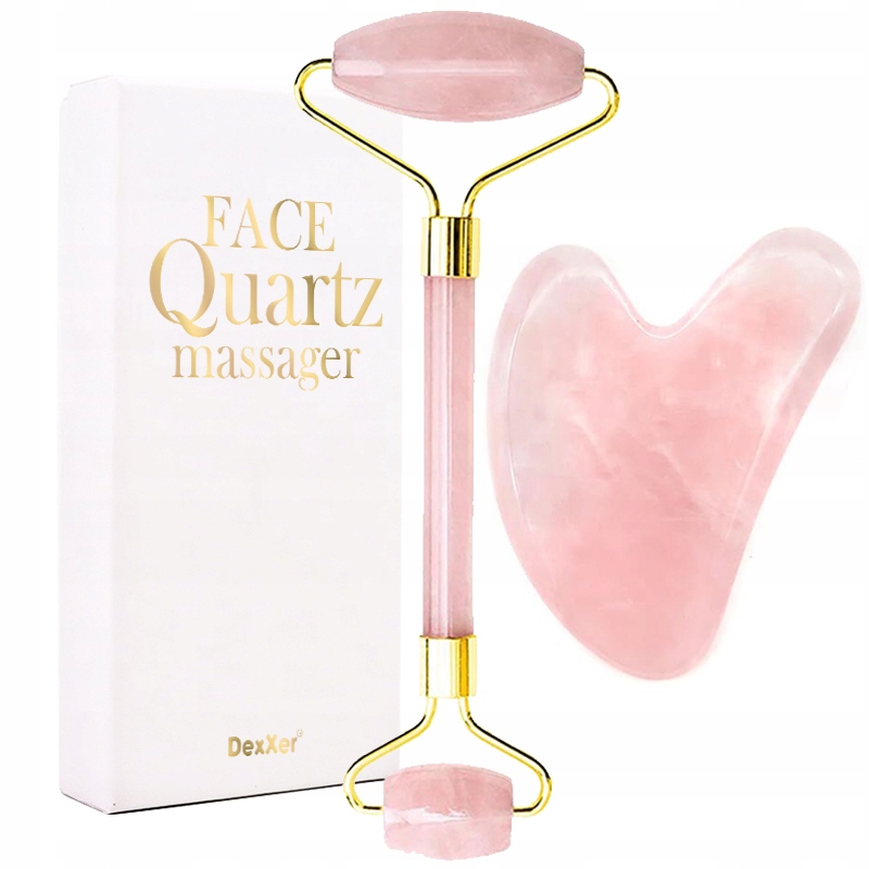 

Roller Kwarcowy Do Twarzy + Kamień Gua Sha Natural