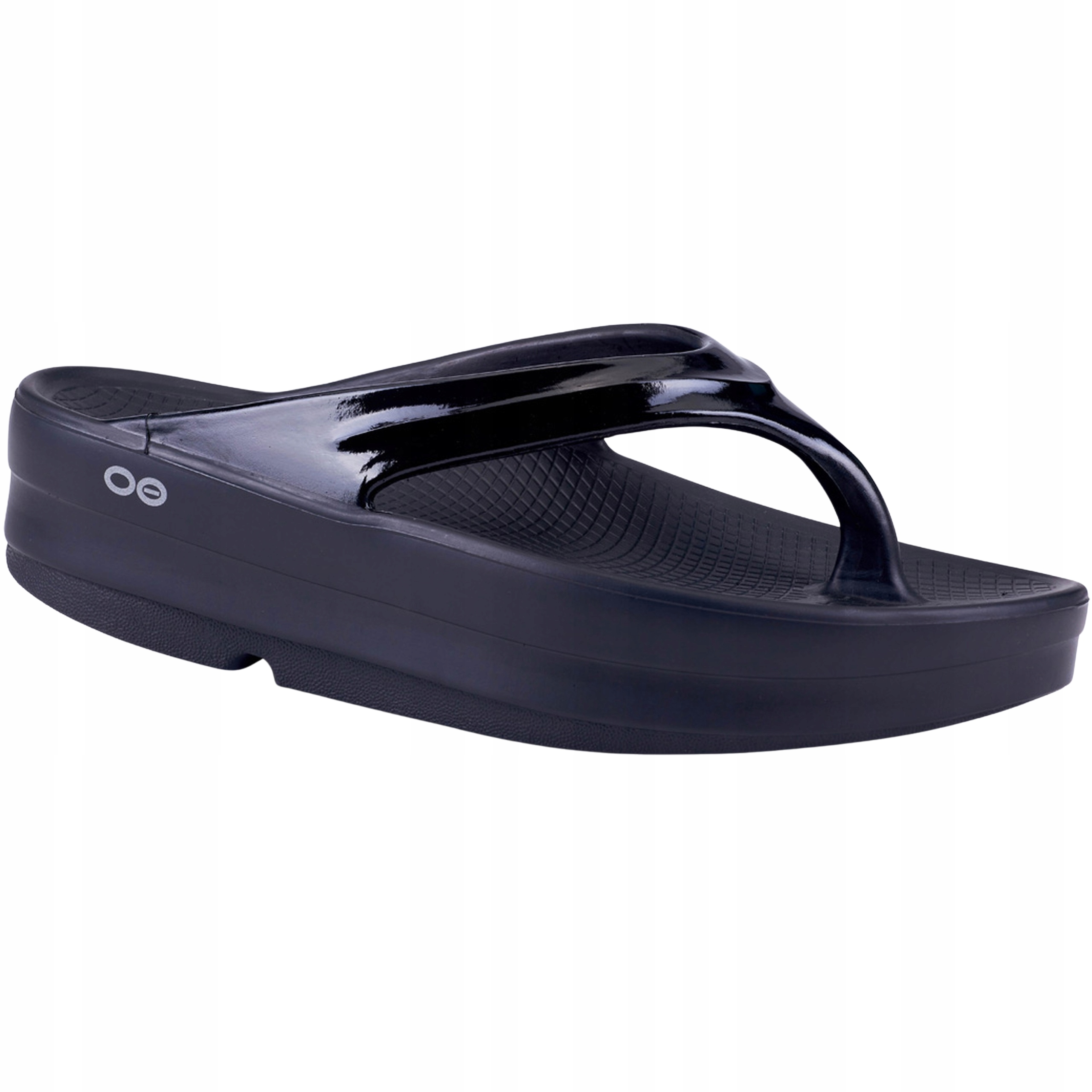 Klapki Regeneracyjne Damskie Japonki Sportowe Oofos OOmega Thong Czarne 41