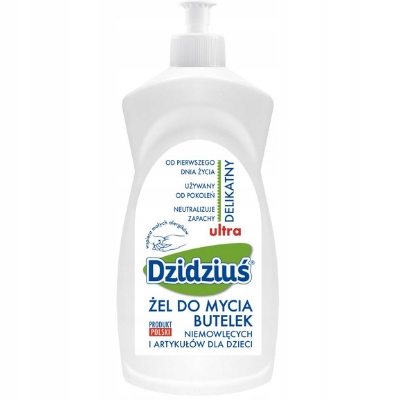 

Dzidziuś Żel Płyn do Mycia Butelek Smoczków 500 ml